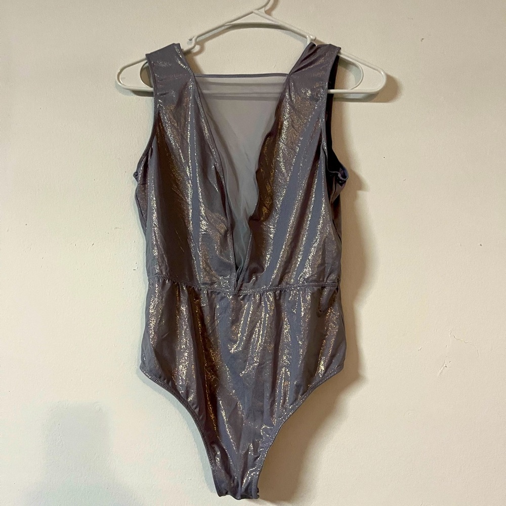 Victoria Secret Shimmer Bodysuit Sz L